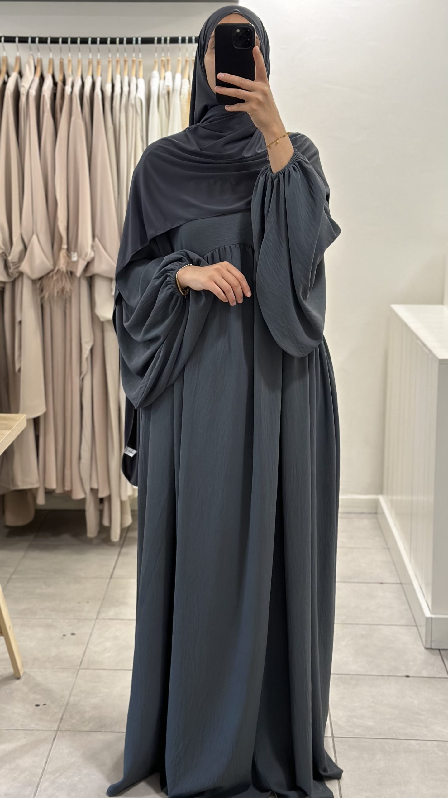 ABAYA ASSYA LONGUEUR 1M60