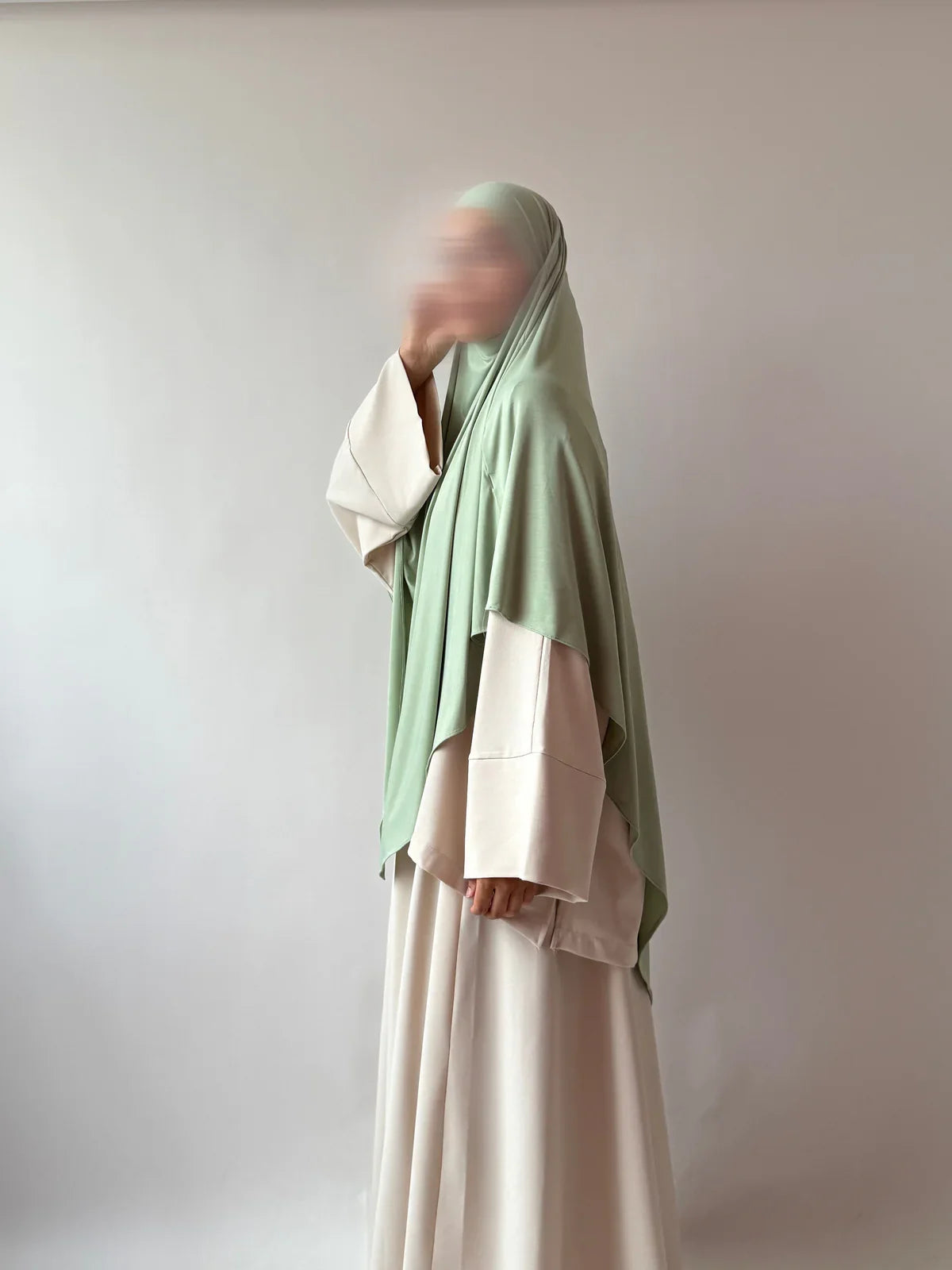 KHIMAR JERSEY BAMBOO COURT [VERT PASTEL]
