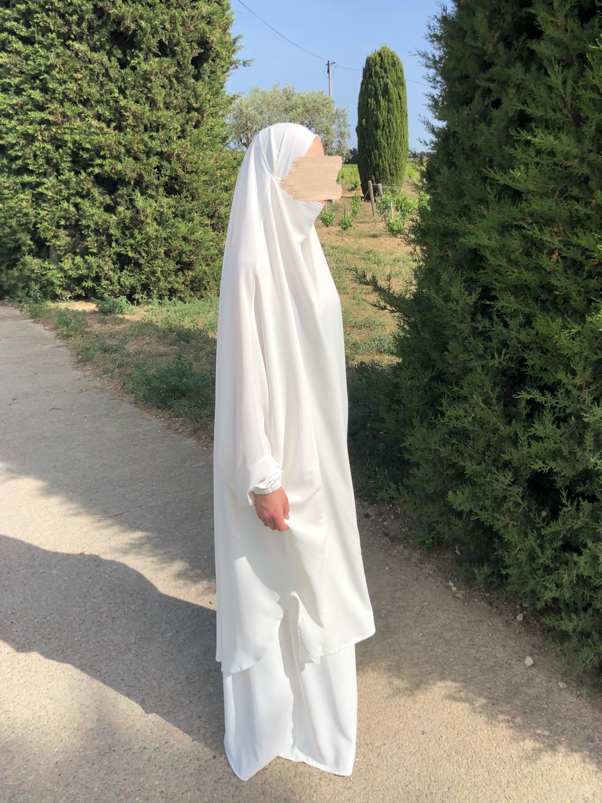 JILBEB 2 PIECES JUPE SOIE DE MEDINE ( QUALITE PREMIUM )